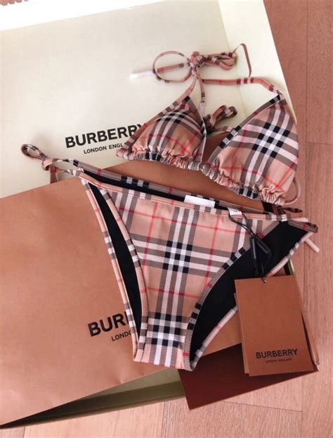 womens burberry swimsuit|burberry bikini swimsuit.